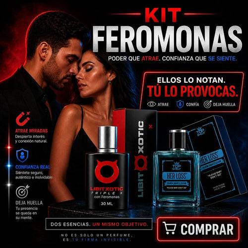 KIT FEROMONAS - HER LOSS + LIBIXOTIC BLACK